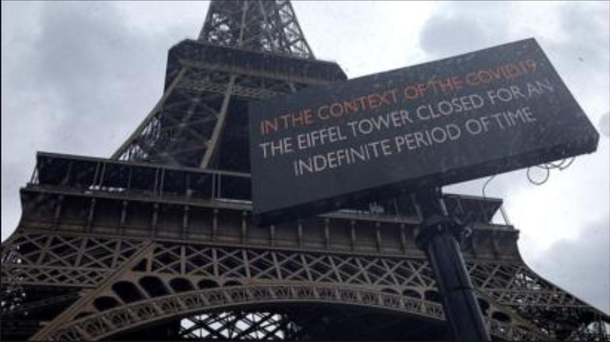 Eiffel Tower Closure Corona Virus